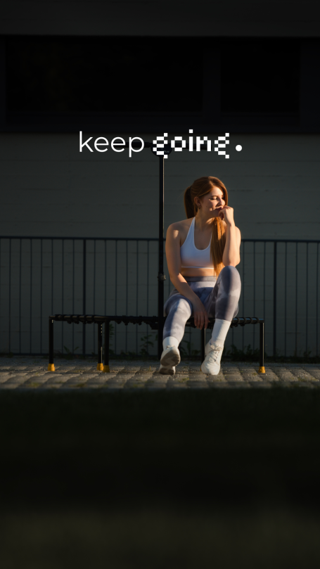 Athlete-Promotion-Clip: "keep going."